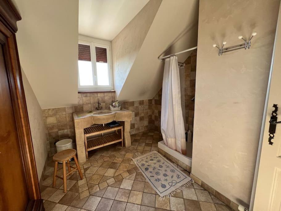 Le Cabaret Paisible Avec Piscine Villa Montierchaume Dış mekan fotoğraf
